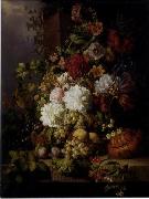 unknow artist Floral, beautiful classical still life of flowers.107